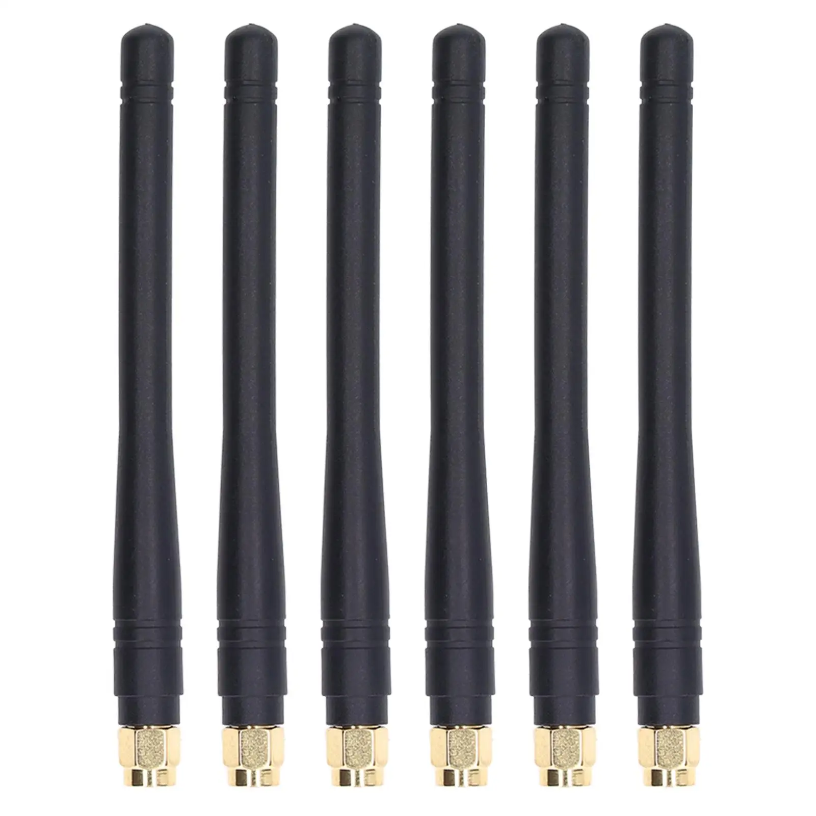 5Pcs High Gain Omnidirectional GSM Antenna - Waterproof SMA Male Straight Glue Stick