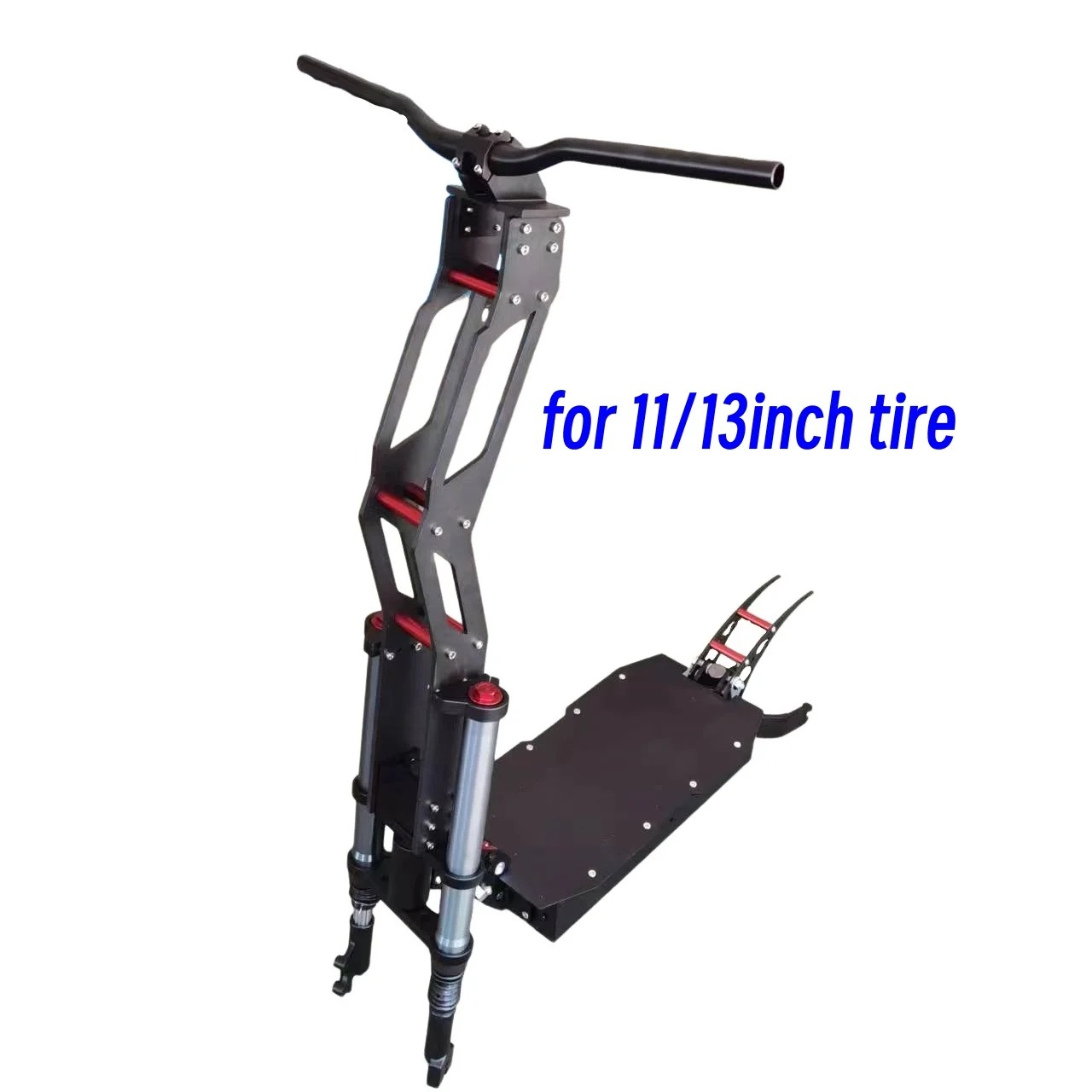 

Складная рама корпуса скутера из алюминиевого сплава на заказ, аксессуары, 11 дюймов, 13-дюймовые электрические скутеры с толстыми шинами, шасси