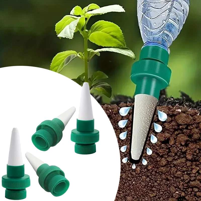 1/2/4Pcs Automatic Plant Drip Irrigation Water Stake For Garden Ceramic Self Watering Spikes Vegetable Garden Drip Watering