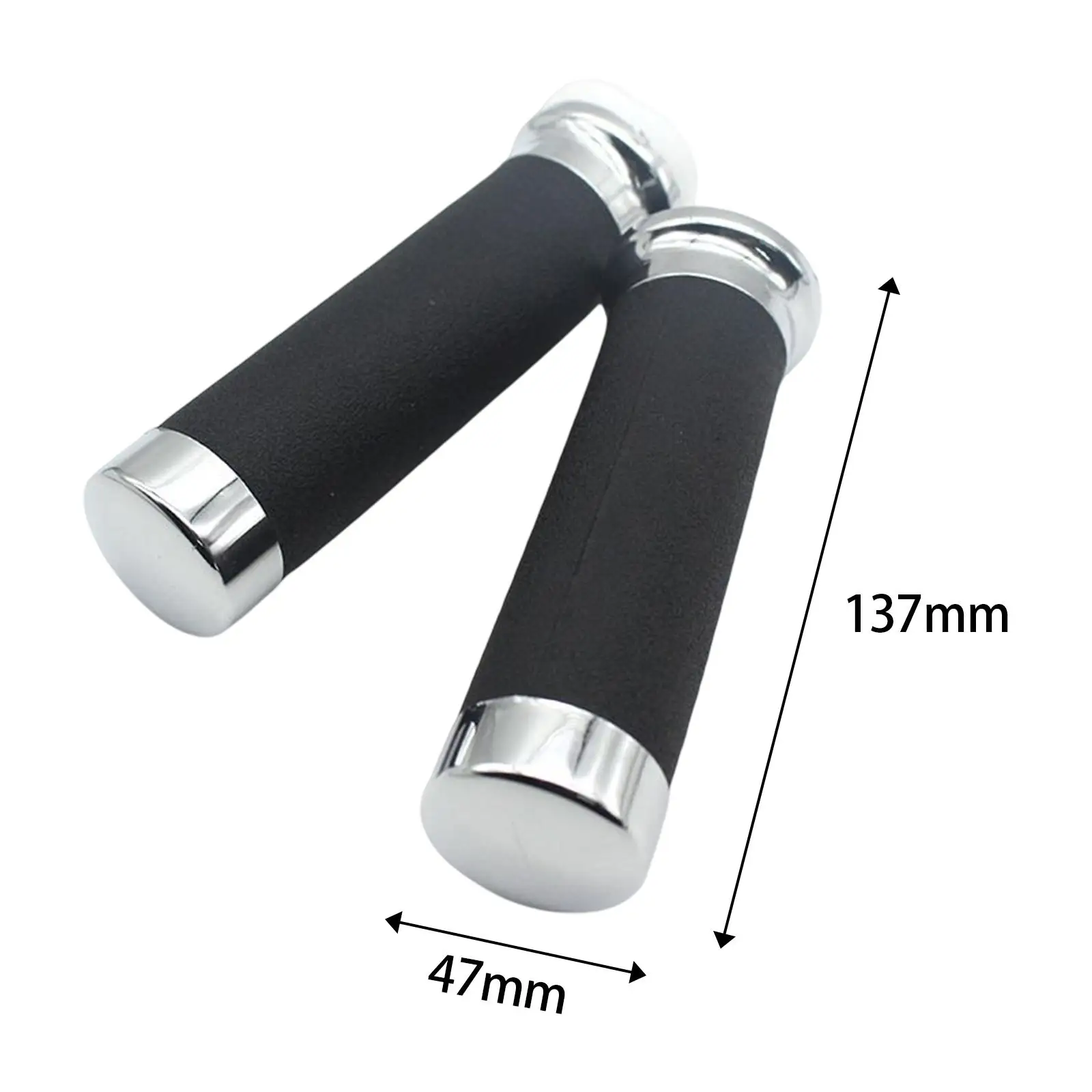 2 Pieces 28mm Motorcycle Handlebar Grips Handle Grips for Honda Magna 250 Magne250 Shadow 400 750 Replacement Durable