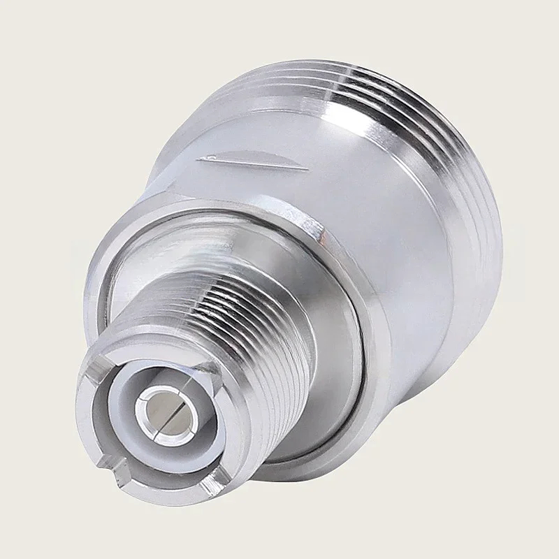 Plug macho e fêmea Jack RF conversor coaxial, conectores retos, SO239, PL259, UHF para 7 16, L29, DIN, 50Ohm, 1Pc