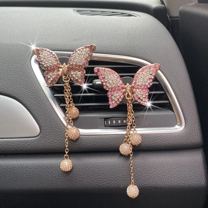 

Butterfly Car Air Outlet Perfume Creative Car Perfume Car Air Conditioning Mouth Perfume Clip Car Aromatherapy Car Accessories