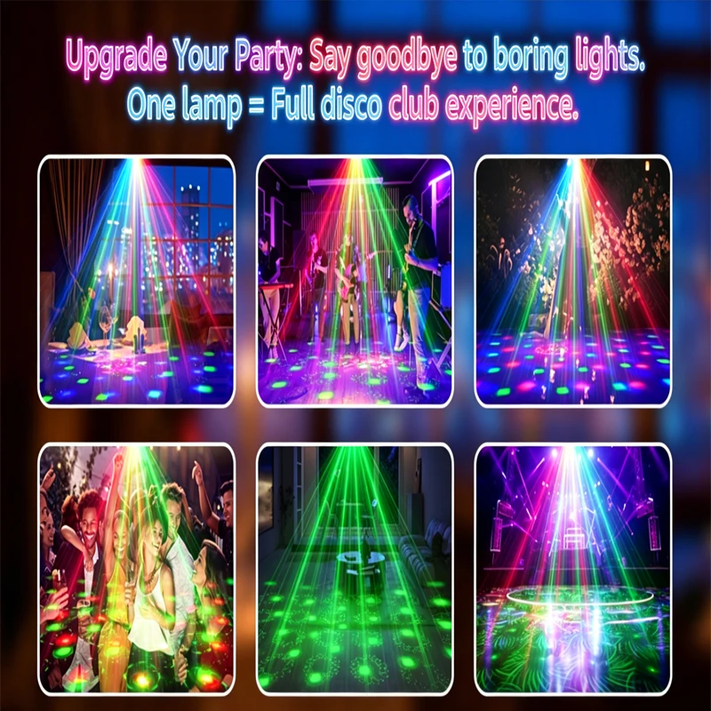 4-in-1 krachtige DJ laser stro - Industrial Laser Projector recensie en prijs