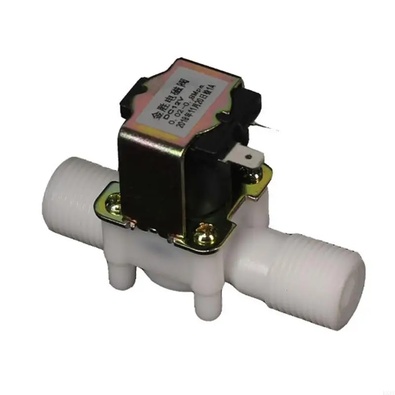 LXAF 12 V/24 V Kraan Solenoid voor Klep 2-Poort Normaal Gesloten Plastic Waterinlaat Control schakelaar voor Klep G1/2 Thr