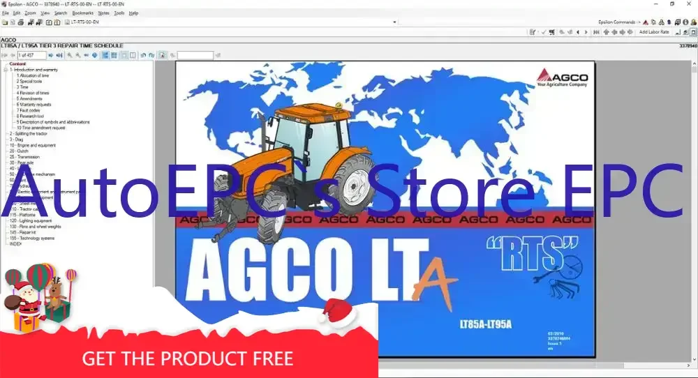 

Каталог запчастей AutoEPC Agco и мастерская 2022, Великобритания + NA