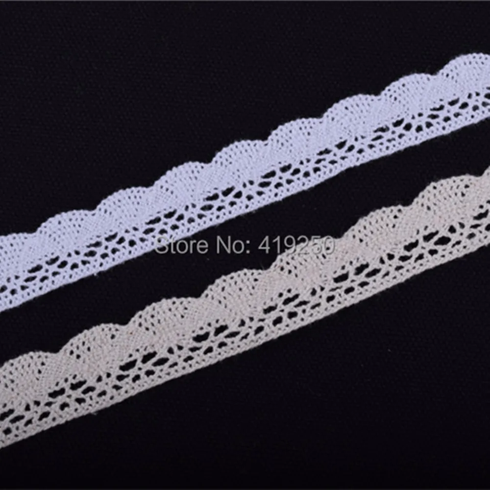 

200 Yards 100% Cotton Lace COTTON CLUNY LACE TRIM - LOVELY DESIGN~NATURAL wholesale Two colors