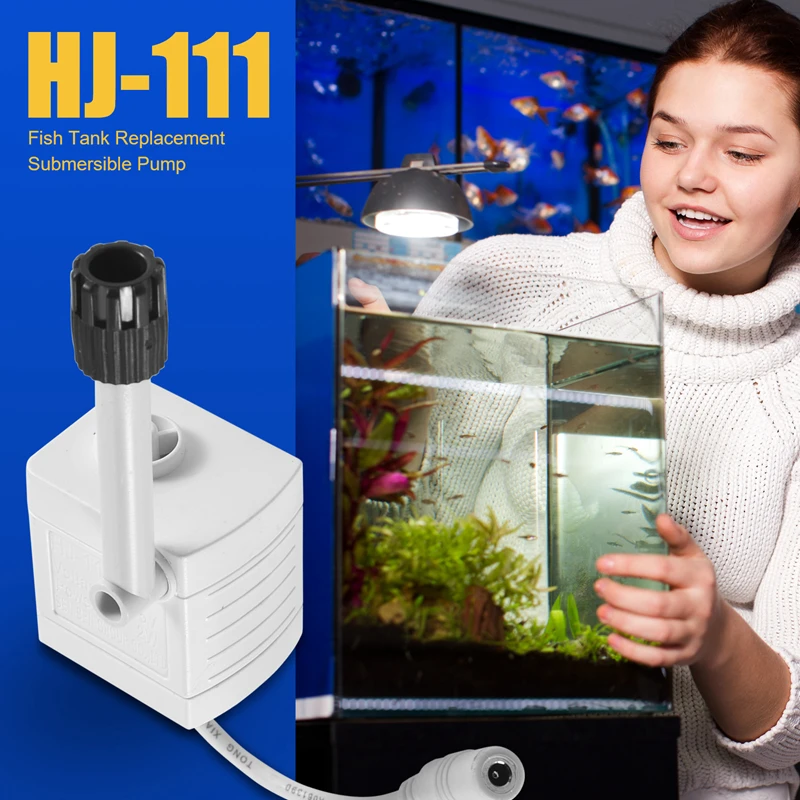 

ABKM 5V HJ-111 Water Pump Fish Tank Submersible Pump Ultra-Quiet Household Multifunctional DIY Circulating Filter Pump