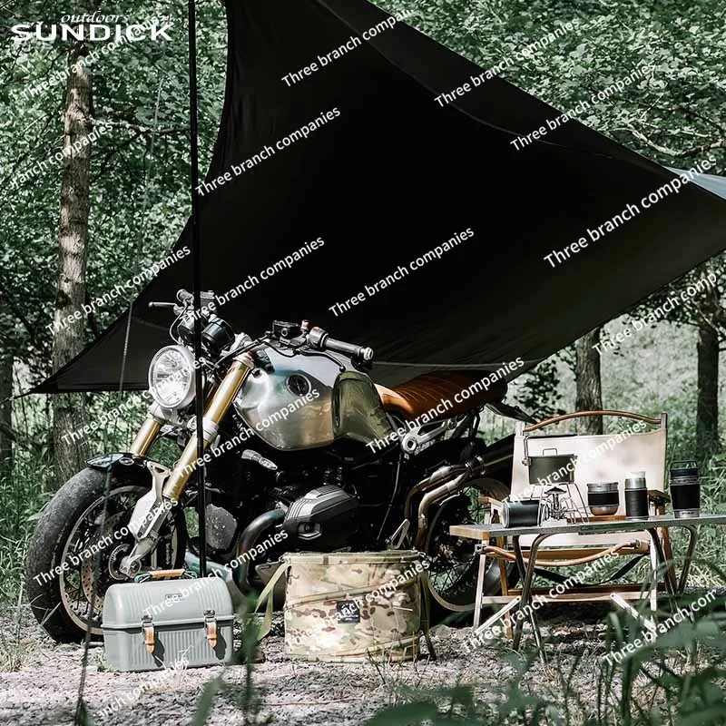 Mountain guest outdoor camping folding trash can picnic portable sundries dirty laundry basket multi-function