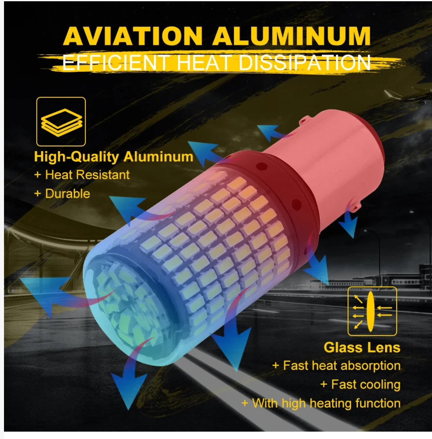 2 Bohlam Lampu Rem Mundur Mobi - Led Tail Light Bulb Canbus ulasan dan harga