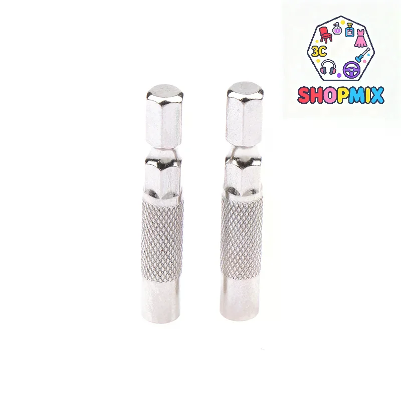 2pcs Hex Shank 6.35mm To 4mm Insert Bit Adapter Electric Screwdriver Socket Holder Micro Bit Adapter Magnetic Holder Tools