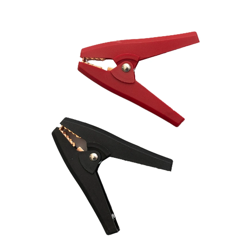 2PCS Industrial-Grade Insulated For Alligator Clips 1000V 50A for Recreational Vehicle RV Marine and Off-Grid Power Applications