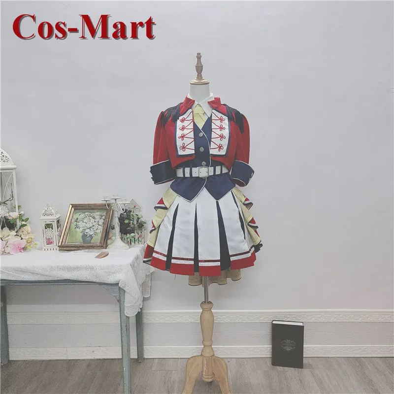 

Cos-Mart аниме LoveLive Hoshizora Rin косплей костюм Muse 9th Anniversary Resurrection Concert платье вечерние одежда для ролевых игр