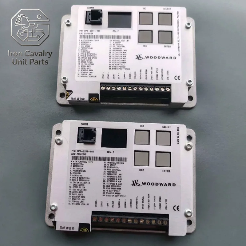 Módulo de Control de Velocidad del Generador DPG-2401-002 DPG-2201-002 Original Woodward Governor
