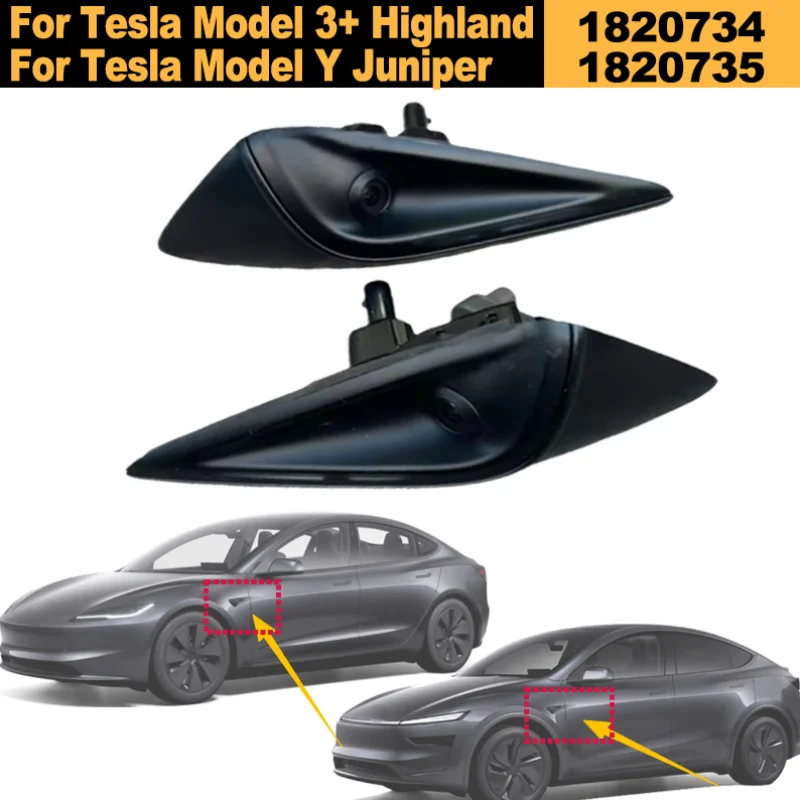 

Front Side Wing Fender Camera for Tesla Model 3+ Highland/Model Y Juniper 2025+ 1820734 1820735 Accesorios Para Auto Replacement