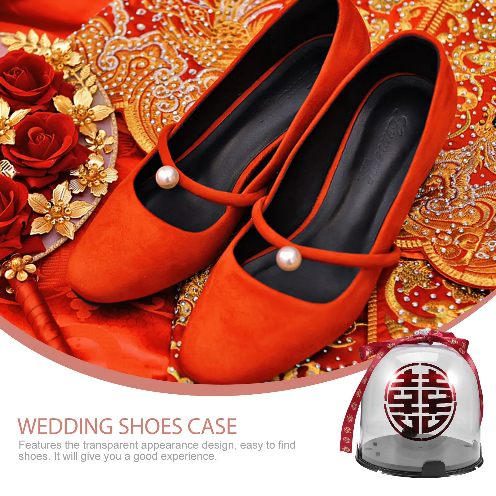 

Wedding Shoe Box Display Case Storage Boxes High Heel for Shoes Containers Shoeboxes Heels