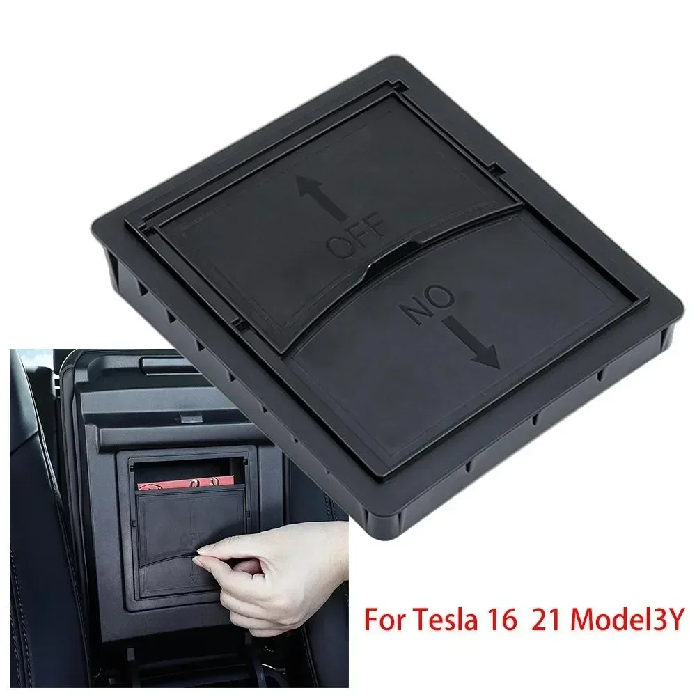 For Tesla Tesla Model 3 Model Y 2016 2017 2018 2019 2020 2021 Storage Box Center Armrest Hidden Box Interior Organizer Car Acces