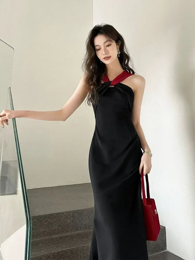 Banquet No. 30 Small Evening Dress 2024 New Niche High-end Temperament High-end Fishtail Dress