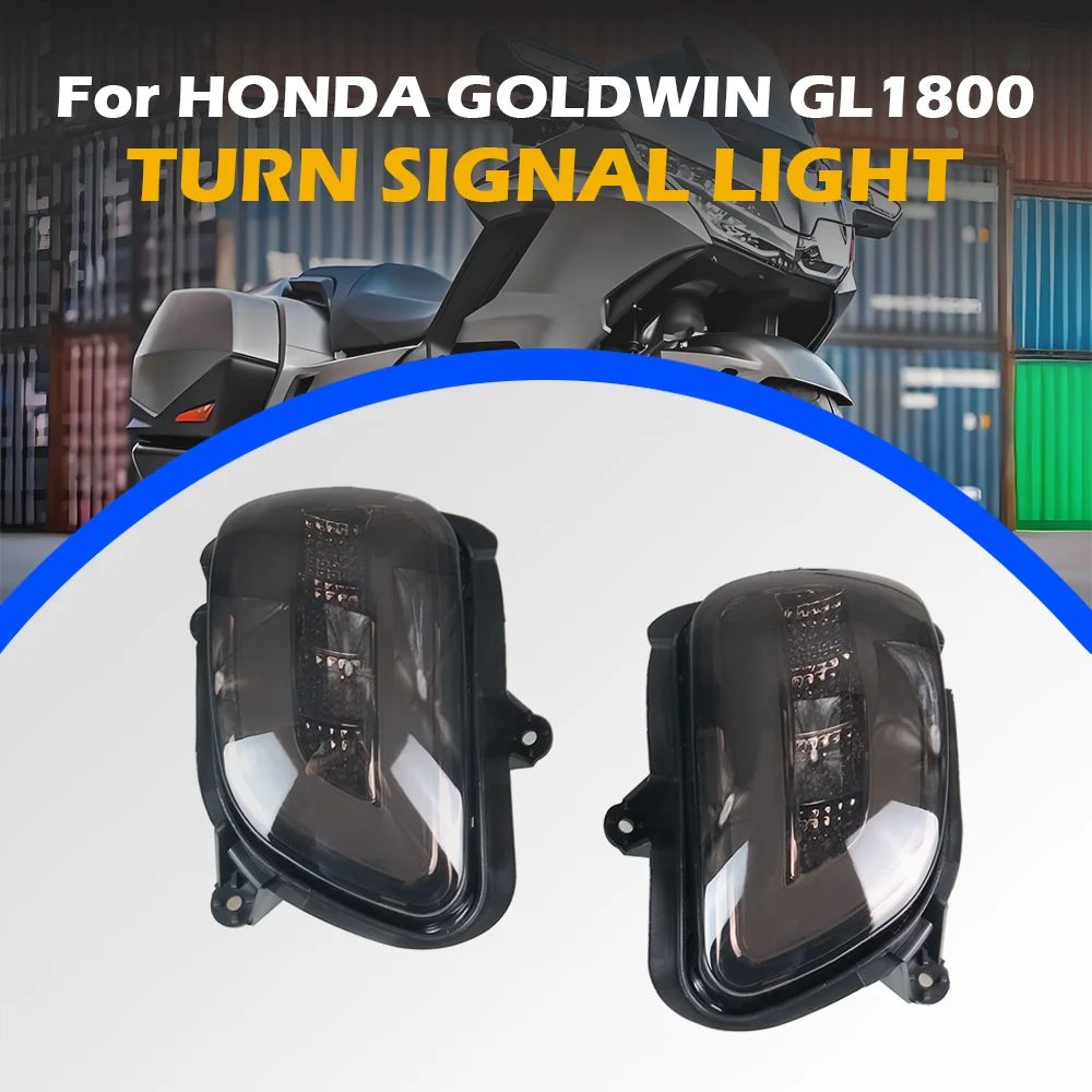 

Индикаторы мотоцикла, указатель поворота, боковое зеркало заднего вида, указатель поворота, подходит для Honda Goldwing GL1800 2001-2017 F6B 2013-2015