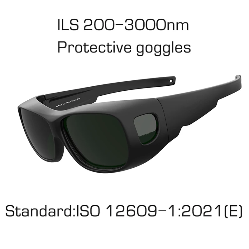 ILS 200-3000nm Handheld Hair Removal Safety Glasses for IPL Radiation Hazard Protection Goggle With Strong Light Source