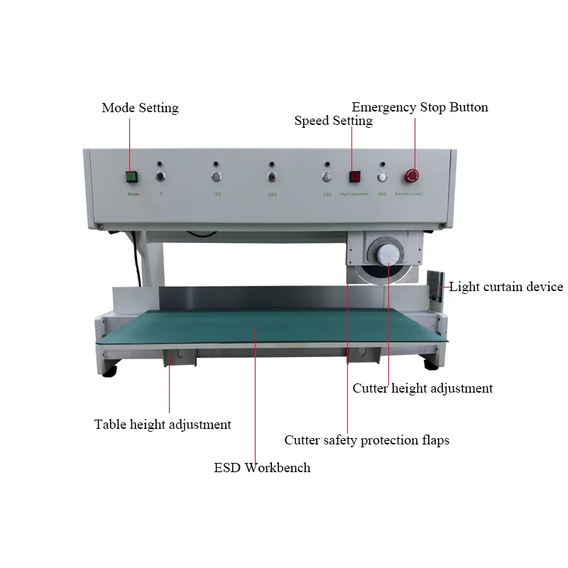 New 2024 Automatic SMT Producing Line PCB Cutting Machine High Accuracy V-cut PCB Separating for SMT Assembling Line