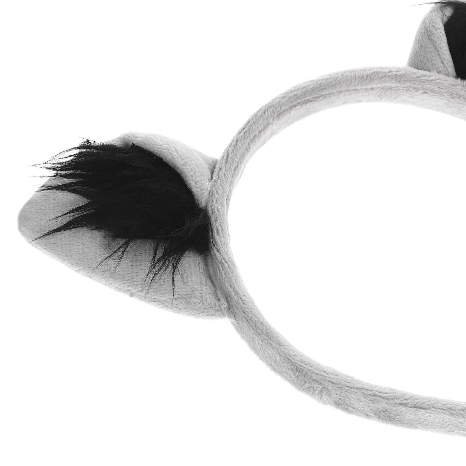 

1 set Animal Ears Headband Raccoon Costume Set Cosplay Accessories Halloween Festival Party Lightweight Comfortable Adult Ladies