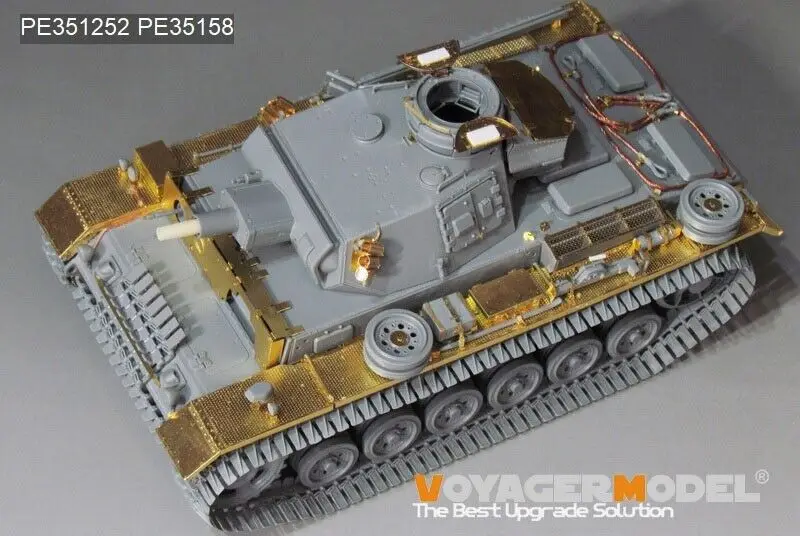 Voyager PE351252 1/35 German Pz.KPfw.III Ausf.N Early Detail Set (For TAKOM)