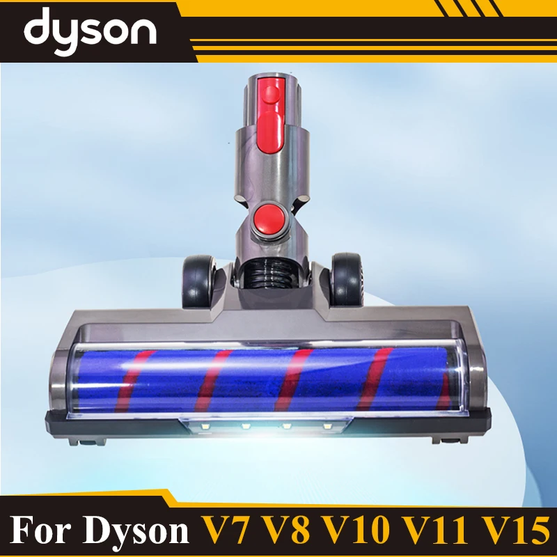 Brush For Dyson V7 V8 V10 V11 V15 Vacuum Cleaners Parts Cordless Stick Roller Brush Head Cleaner Head Brush Part Replacement