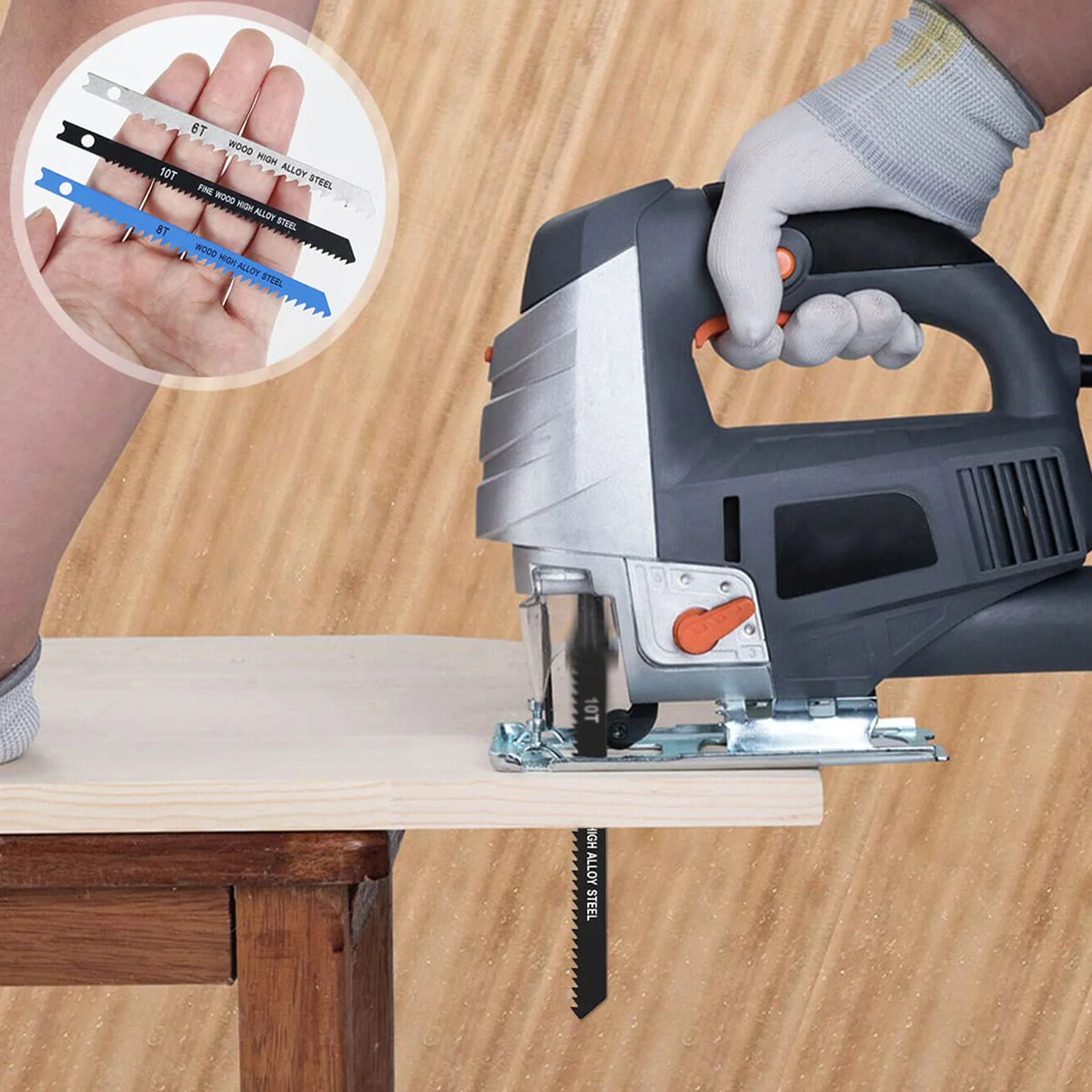 7 個ユニバーサル U シャンクジグソーブレードセット HC - Woodworking Jigsaw のレビューと価格