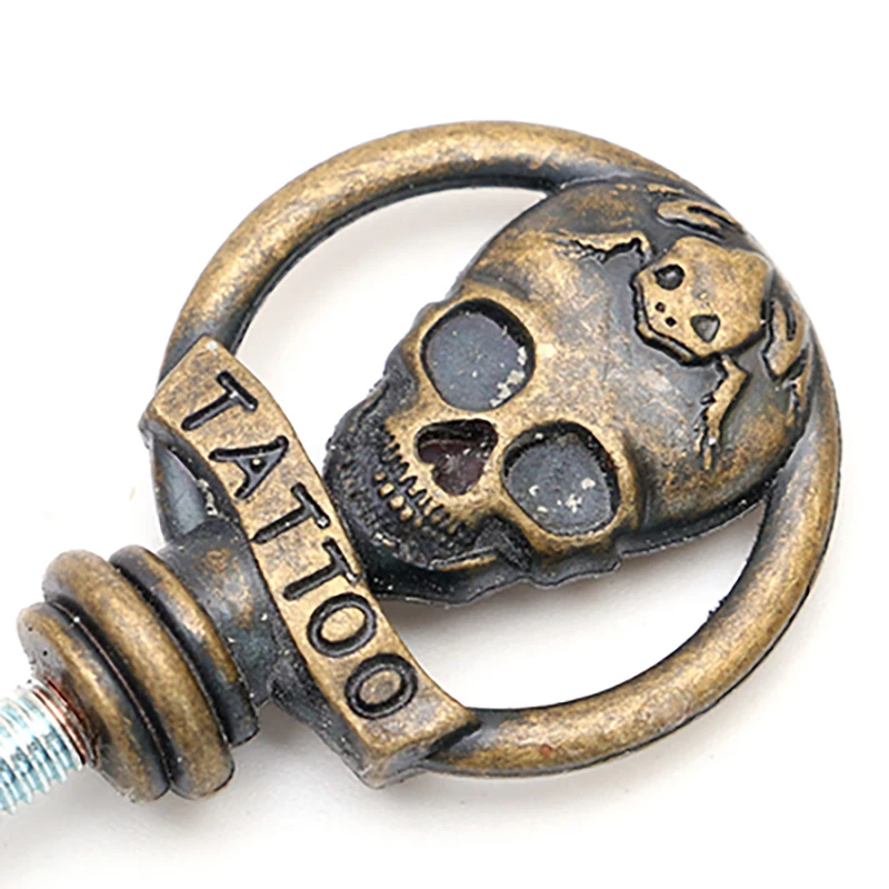 Piezas de máquina de tatuaje, bobina de cabeza de Calavera, mango de máquina de tatuaje, tornillo de bloqueo, reparación de piezas de tatuaje, accesorios para suministros de pistola de tatuaje