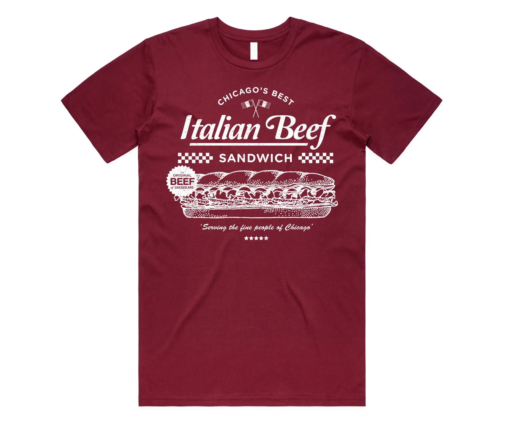 Chicago's Best Italian Beef Sandwich T Shirt Top TV Show Richie Original Berf Chicagoland Bear