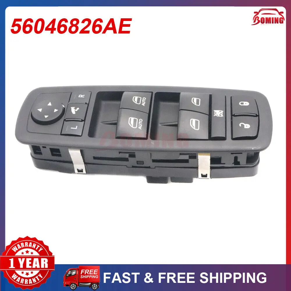 56046826AE Car Front Power Window Switch Control Master Switches For Chrysler 300 Dodge Journey Ram 1500 2012-22 56046826AC