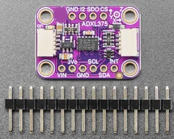 5374 ADXL375 - High G Accelerometer (+-200g) with I2C and SPI - STEMMA QT / Qwiic