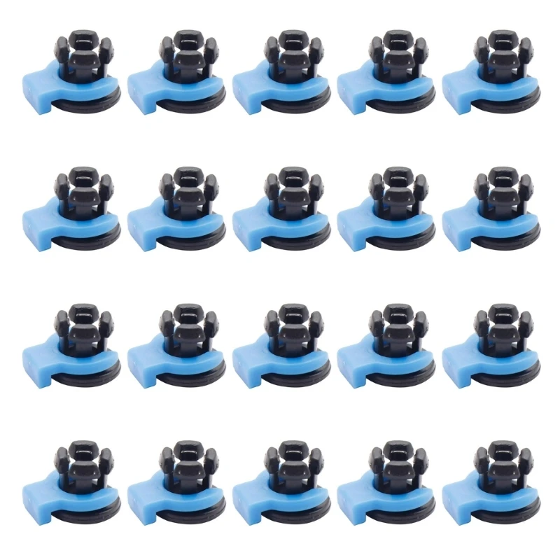 10/20/30/50Pcs Clip Pipe Embedded Clamp Bowden Coupling for Metal Heatsink Hotend Tube 4MM Collet Extruder Connector