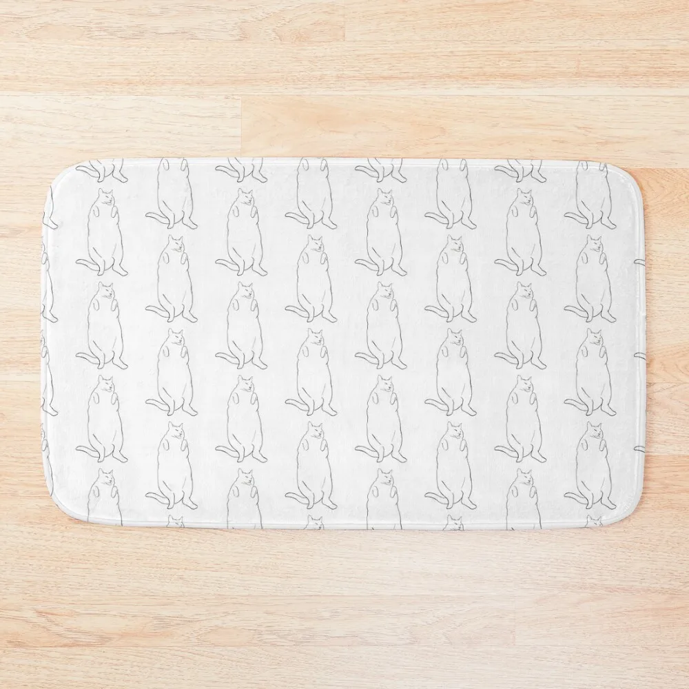 

Fat Kitty Bath Mat Home Decor Rug Bathroom Home Entrances Carpets For The Bathroom Mat