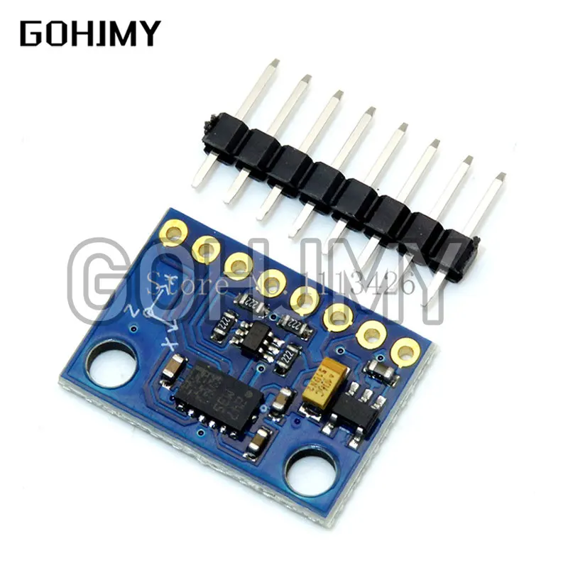 3 Axis Accelerometer e 3 Axis Magnetometer Módulo Sensor, GY-511 LSM303DLHC Módulo E-Compass