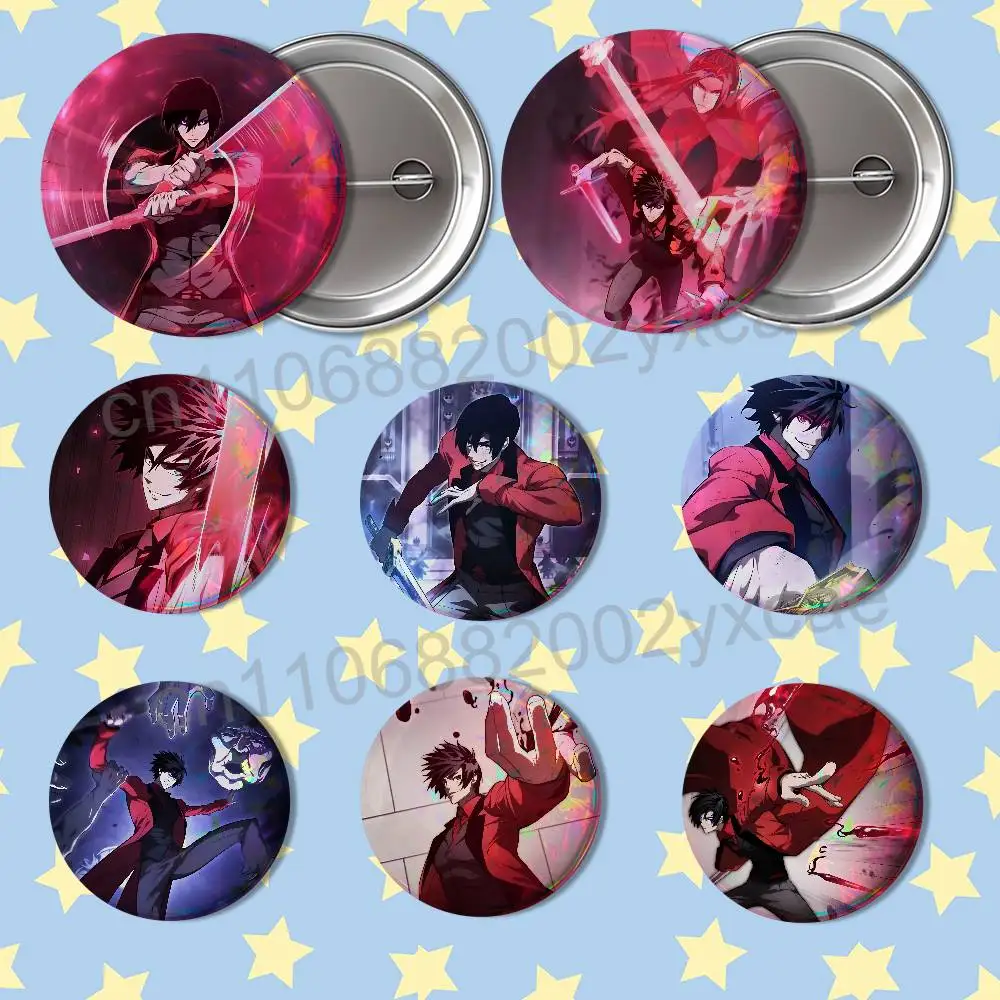 Han Seong Yun Boundless Ascension Badge on Backpack Clothes decoration Tinplate Round Brooch Funny Custom Gifts for Friend