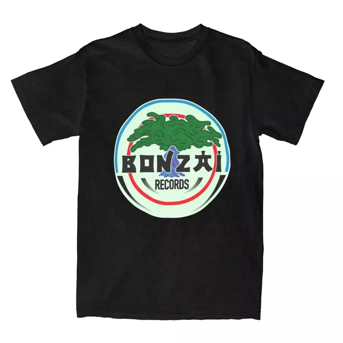 Bonzai Records for Men Women T Shirt Merchandise Leisure Tees T-Shirt 100% Cotto