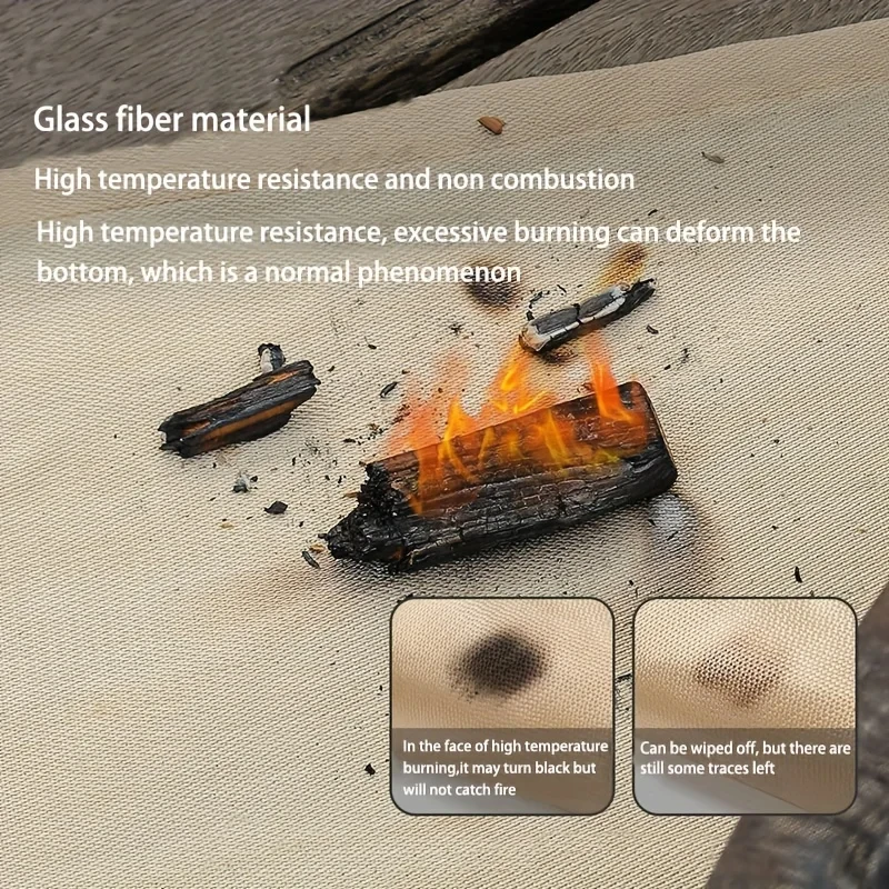 Outdoor Camping Fireproof Clot - огляд і ціна Fire Blanket Kitchen
