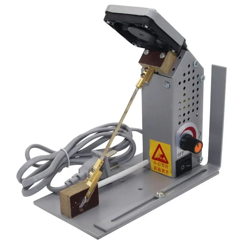 

Thermostat heat cutting electrothermal nylon satin ribbon elastic cutting trademark ribbon cutting machine