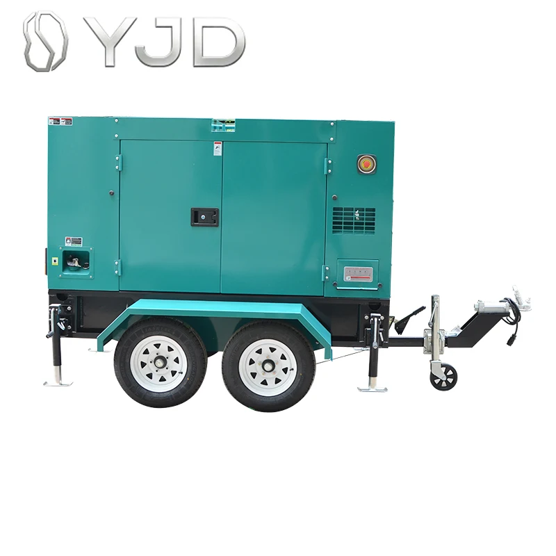 Tp Soundproof 20KW 25KW 30KW Trailer Mobile Diesel Generator Standby Home Power Diesel Denerators 150-300KW for Sale