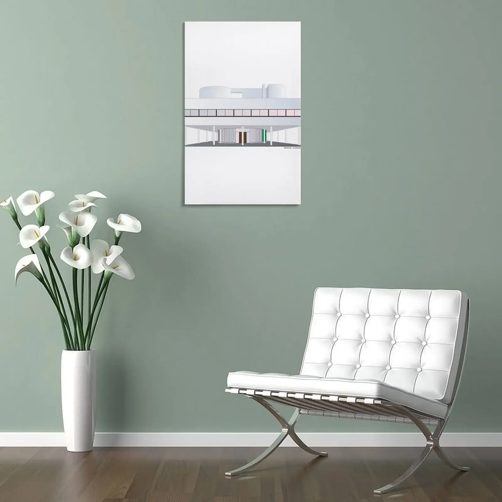 Villa Savoye - Le Corbusier (1929) Canvas Painting anime figure wall art canvas painting wall decor