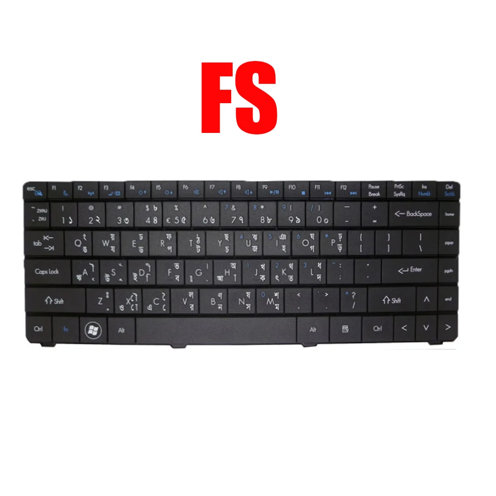 Laptop Keyboard For Quanta SW6 SW6H SWH 2B-41493Q110 AESWHAV0010 Persian FS Black New