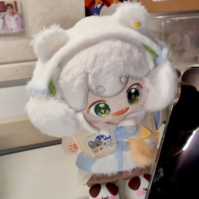 New Luo Xiaohei War Records Attributes Luo Xiaohei Doll 20cm Cotton Doll Peripheral Girl Gift for Friends Interchangeable Doll