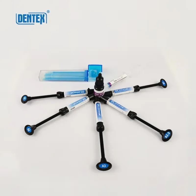 DX.Universal Dental Composite Resin Kit, Easy Handle Light Cure Composite Resin, High Quality Dental Filling Material