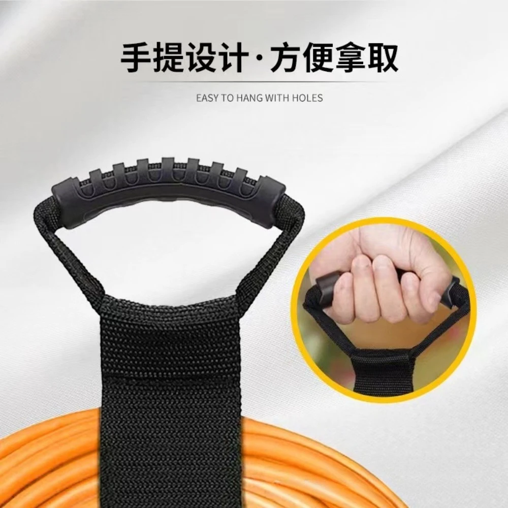 1/3/5PCS Organization Storage Garage Organizer Heavy Duty Extension Cord Strap With Handle For RV Boat And Multi Purpose Use