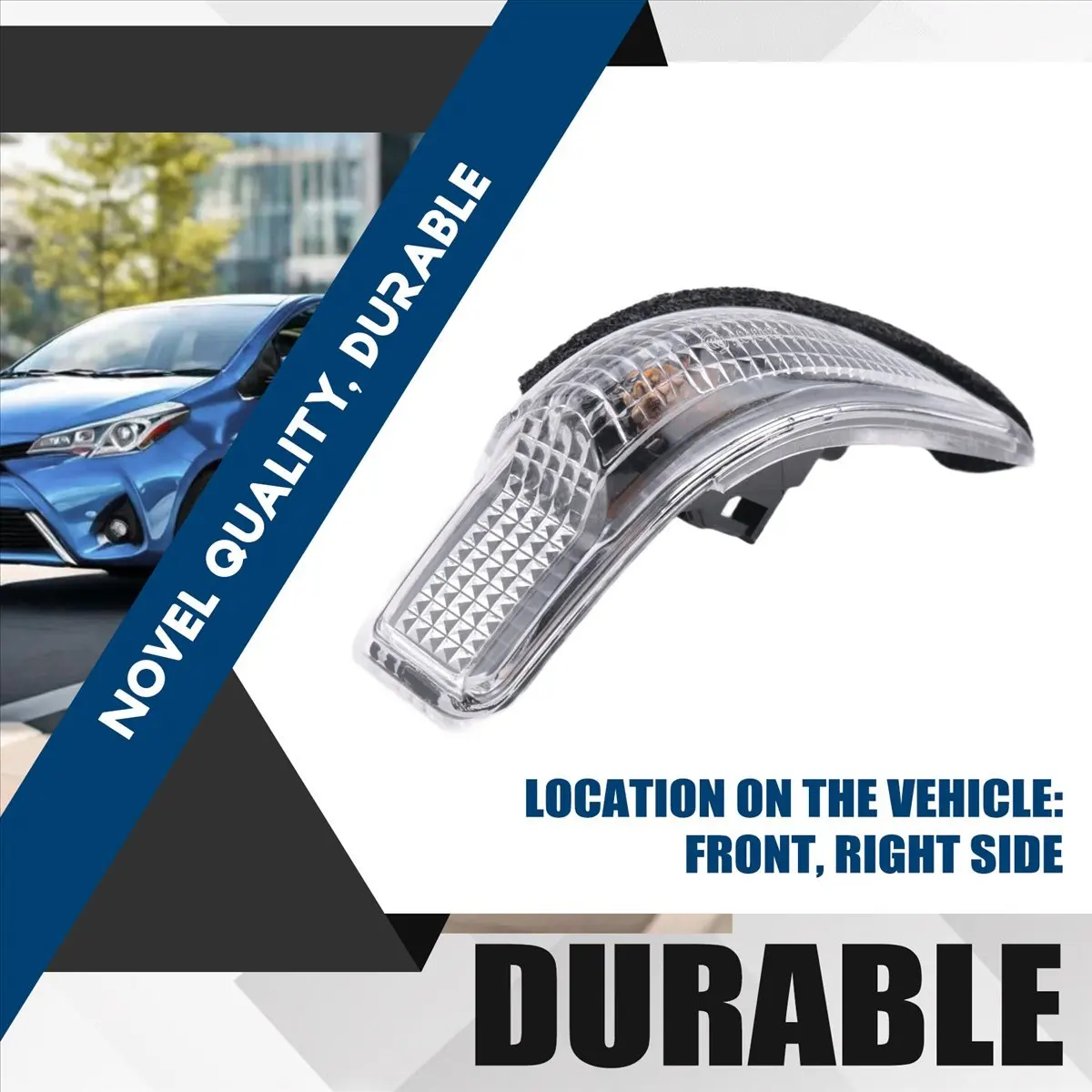 Mirror Signal Lamp Indicator for Toyota Corolla Camry (Right) Main in Car Light