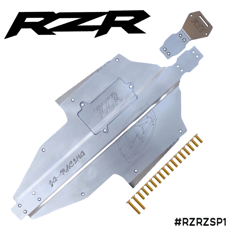 GPM Stainless Steel Chassis Protection Plate Set For LOSI 1/10 RZR Rey Brushless