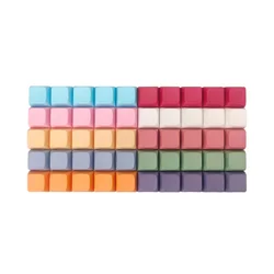 NPKC 10PCS Blank 1u Keycaps XDA Keycap Custom DIY อาหารเสริมคีย์ PBT Key cap สําหรับ Cherry MX Switch แป้นพิมพ์เครื่องกลหมวก