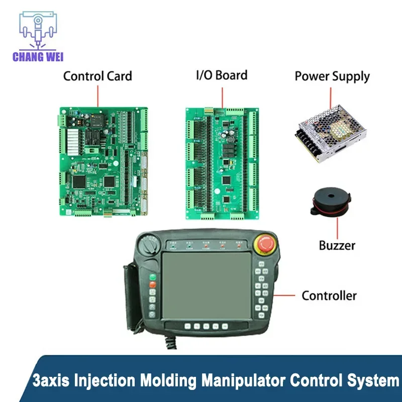 Injection Molding Manipulator Control System HC-S3 HMI 3-Axis 8 Inch Touch Screen Servo Motion Controller