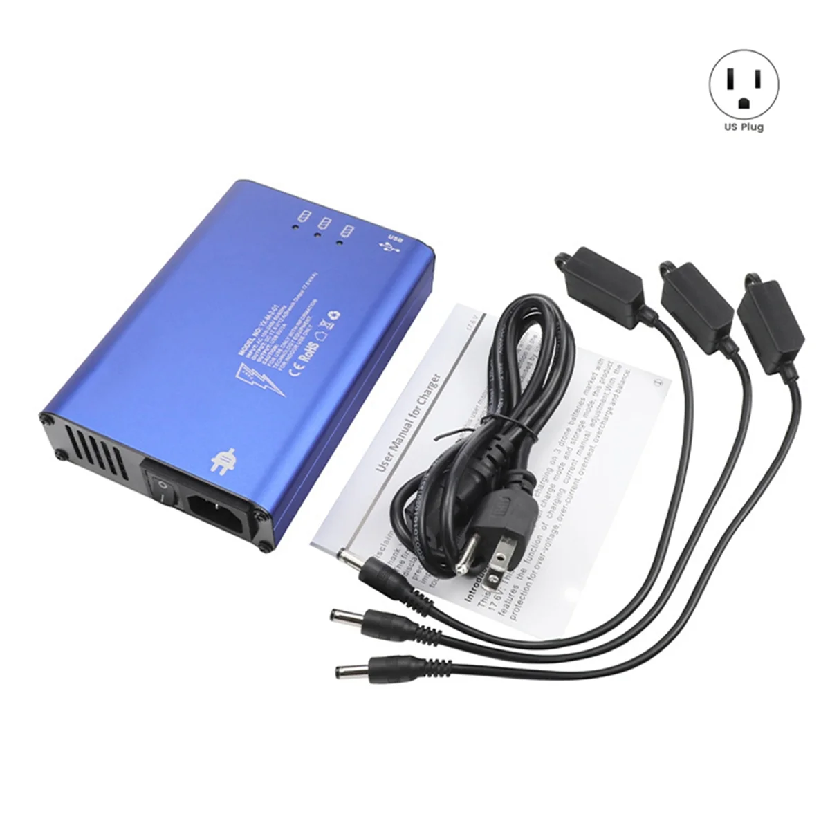 

NEW For DJI Mavic 2 Battery Charger Hub Compatible for Mavic 2 Series 4in1 Charging Hub Drone Controller/Battery US Plug